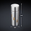 Miniatyrbilde 4 av 5: Tomme krydderbeholdere, gjenbrukbare shakerflasker med lokk for salt, pepper, urter og pulver