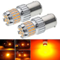 Pikkukuva 2 / 4: 2x1156 Amber 7506 P21w Led-lamput Keltaiset Etu- ja Takasignaalit