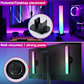 Miniatyrbillede 4 af 5: RGB Smart LED Lysbjælke Wifi Bluetooth Desktop Atmosfærisk Lys
