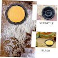 Miniatyrbilde 3 av 8: Silikon Gresskar Pannekakeform Mini Kakeform 4 Nonstick Riflet Kakeform