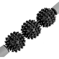 Miniatyrbillede 4 af 5: Bærbar Anti-cellulite Muskelrulle Massager Til Hjemmebrug Træningscenter (sort)