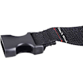Miniatyrbillede 5 af 5: Webbing 25mm Sort Nylon Bagagerem Sort Siden Frigivelse Spænder Kuffert Bagagerem Gave