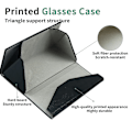 Miniatyrbilde 3 av 3: 2-pakks Brilleetui Hard Shell Foldbar Design, Bærbar Solbrilleetui