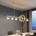 Pikkukuva 5 / 5: LED-riipusvalaisin 95 cm, lyhtydesign, kattokruunu, metalli