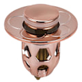 Miniatyrbillede 1 af 5: Kerne Push-Type Håndvaskprop Hurtig Tætning og Dræning Vandtæt Til Køkken Badeværelse Rose Gold