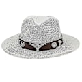 Miniatyrbillede 1 af 4: Klassisk Panamahat Sommer Solhatte Til Kvinder Mænd Strand Halmhat white