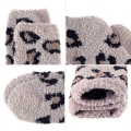 Miniatyrbild 5 av 5: Dam Plushstrumpor Varma Tofflorstrumpor Vinter Fluffiga Strumpor Bekväma Plushstrumpor