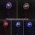 Miniatyrbilde 3 av 4: Dj Disco Scene Lys Mini Rom Dekor Ball Lys USB