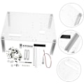 Miniatyrbillede 2 af 8: Computertilbehør Åben Ramme Kabinet Beslag Pc Chassis Stand Åben Luft Computer Ramme Matx Pc Kabinet DIY Beslag