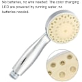 Miniatyrbillede 4 af 5: Bruseshowerhoved, LED Bruseshowerhoved, Hjemmebad Farve-Dæmpning Automatisk Temperaturstyret Bruseshowerhoved