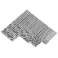 Miniatyrbild 3 av 5: Mini Borr HSS-Bit 0,5mm-2mm Rak Schaft Spiralborr Set Verktyg, (silver)(40st)