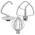 Miniatyrbillede 1 af 5: Mixer Kit til KSM150 Inkluderer Dejgkrog, Piskeris og Belagt Fladepisker, 3 Dele Stativmixere Re-yuhao