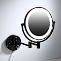 Miniatyrbillede 1 af 4: Makeup Spejle LED Væghængt Udtrækkelig Foldbar Badeværelsesspejle