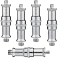 Miniatyrbilde 1 av 5: Kameraskrue-adapter, standard 1/4 til 3/8 tommer metall hann-konvertering gjenge-skrue-adapter spigot stud