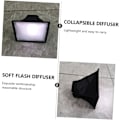 Miniatyrbilde 8 av 8: 15x17cm Softbox Blits Diffuser for Speedlight Bærbar Ring Light Diffuser Lettvekt Enkel å Bære