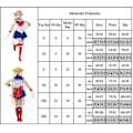 Miniatyrbild 4 av 4: Sailor Moon Tsukino Usagi Kostym för Kvinnor Rollspel Uniform för Maskerad Fancy Up Outfit 3XL