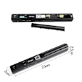 Miniatyrbillede 5 af 5: Håndholdt Scanner A4 Dokument Bog Pen Scanner Bærbar Farverig Scanner Mini Håndscanner Understøtter Jp