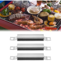 Miniatyrbillede 4 af 5: Krydsrør, Justerbare Bbq Dele Krydsrør, Rustfrit Stål Rørbrænder Rør Udskiftningsdele (3 stk, Sølv)