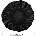 Miniatyrbild 2 av 5: 2 st Satin Bonnet Nattmössa, Justerbar Satin Sovhuva för Vuxen