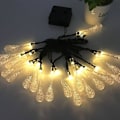 Miniatyrbild 3 av 5: Solcellssträngljus Utomhus Droppformade Glödlampor Vattentäta Rgb Fairy