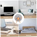 Miniatyrbillede 6 af 8: Coaster Fåreholder Kreativ Kopmåtte Snefnug Form Filt Coasters Sæt