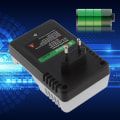 Miniatyrbillede 2 af 5: EU-stikkontaktlader til AA/AAA/9V/NI-MH/NI-CD genopladelige batterier