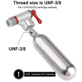 Miniatyrbillede 5 af 5: CO2-pumpe til cykelhjul, hurtig og nem til Presta og Schrader-ventiler