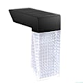 Miniatyrbillede 1 af 5: Sæt af 2 Solcellelamper til Terrasse, Hækkepost, Udendørsbelysning, Dekorativ Have (Hvidt Lys + RGB Farve)