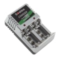 Miniatyrbillede 1 af 5: EU-stikkontaktlader til AA/AAA/9V/NI-MH/NI-CD genopladelige batterier