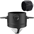 Miniatyrbild 2 av 5: Kaffedroppfilter Dubbelskärmsfilter (svart) (1 st)