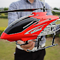 Miniatyrbillede 1 af 5: 3.5ch 80cm Høj Kvalitet Ekstra Stor Fjernstyret Flyvemaskine Styrtsikker Fjernstyret Udendørs Flyvemaskine Helikopter A red1Backup battery