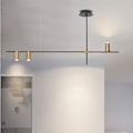 Miniatyrbilde 3 av 5: 3-armet 123cm Hengelampe LED Lysekrone Metall Geometrisk