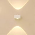 Miniatyrbillede 1 af 3: LED Sengelampe til Soveværelse Batteridrevet Moderne Lys Luksus Vægslampe