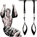 Miniatyrbilde 1 av 3: Polstret Pull Up-belte Muskel Abdominal Carver Ab-stropper