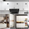 Miniatyrbillede 4 af 5: 10 stk Runde Ventilation Mesh Hul Kabinet Luftventil 35mm