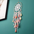Miniatyrbillede 4 af 4: Håndlavet Drømmfang, Bohemian Makramé Vægtæppe Væghængende Mandala Måne Drømmfang