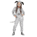 Miniatyrbillede 1 af 5: Dalmatiner Kostume Til Plettet Hund 100 110cm