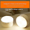 Miniatyrbillede 4 af 5: 360 Graders Drejelig LED Natlampe med Magnetisk Base (Hvidt Lys)
