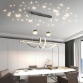 Pikkukuva 2 / 5: 100 cm riippuvalaisin LED-perhonen projektori Pohjoismainen luova