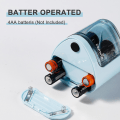 Miniatyrbillede 3 af 4: Elektrisk blyantspidser med to huller pink