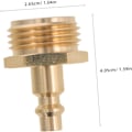 Miniatyrbillede 2 af 8: Haveslangeadapter Hurtig RV Vinterklargøring 3/4ght Gevind Spraydyse til Campingvogn Båd Trailer