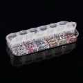 Miniatyrbillede 5 af 5: Mix Farvede Tåreformede Neglekunst Sten Rhinestones Glimmer Dekoration