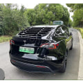 Miniatyrbild 2 av 5: Bilstylning för Tesla Model Y 2021 1 st ABS Bakruta Solskydd Solskyddsspoiler Vingtrimning Biltillbehör black