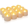 Miniatyrbilde 1 av 5: 12 stk Flammeløse Flimrende LED-Telys Hjemmedekor