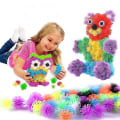 Pikkukuva 5 / 5: 200 kpl Lasten Helmi-opetusleluja Kokoa DIY Tarra Pojille Ja Tytöille 36Pcs Accessories