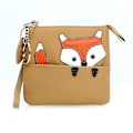 Miniatyrbild 1 av 4: Läder Söt Fox Slim Small Plånbok (1st)