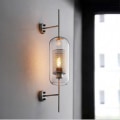 Miniatyrbillede 2 af 5: Væglampe til stue Loft Retro Glaskugle