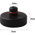 Miniatyrbilde 2 av 4: 4 stk Biljekk Pute Plassering Beskytter Gummi Bil For Tesla Model 3, Jekk Løftepunkt Pute Adapter, Jekk
