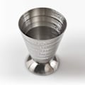 Miniatyrbilde 2 av 4: Målebeger i rustfritt stål, 2,5 oz, 75 ml, 5 ss, cocktailjiggere, pakke med 2