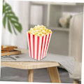 Pikkukuva 8 / 8: 24 kpl Värikkäitä Popcorn-ämpäreitä Illat Klassiset Raidalliset Popcorn-laatikot